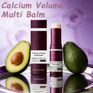 Bálsamo Multifuncional de Cálcio: Hidratante, Antienvelhecimento, Redutor de Linhas Finas, Firmador, Iluminador e Nutritivo com Colágeno em Bastão